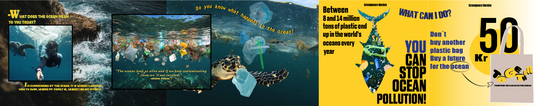 Greenpeace campaign and social media design